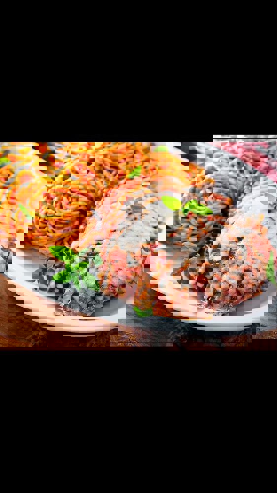 Parmegiana de Frango. Serve 4 pessoas