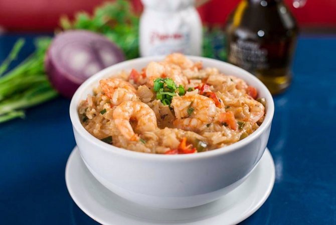Arroz de camarão