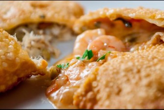 Pastel de camarão