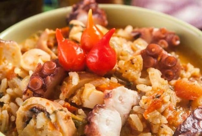 Arroz de frutos do mar