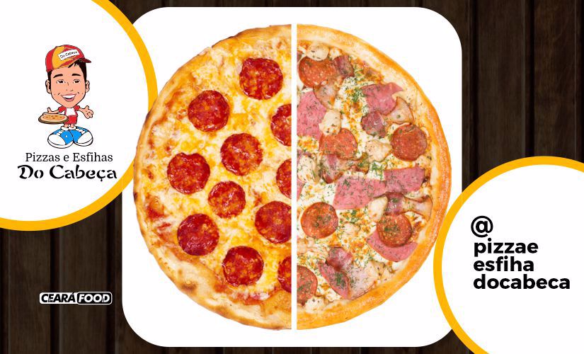 Pizza de 2 sabores Grande