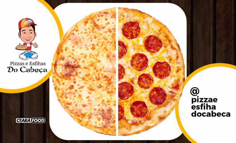 Pizza de 2 sabores Gigante