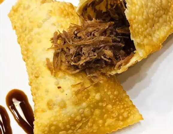 Pastel Carne de Sol com coalho