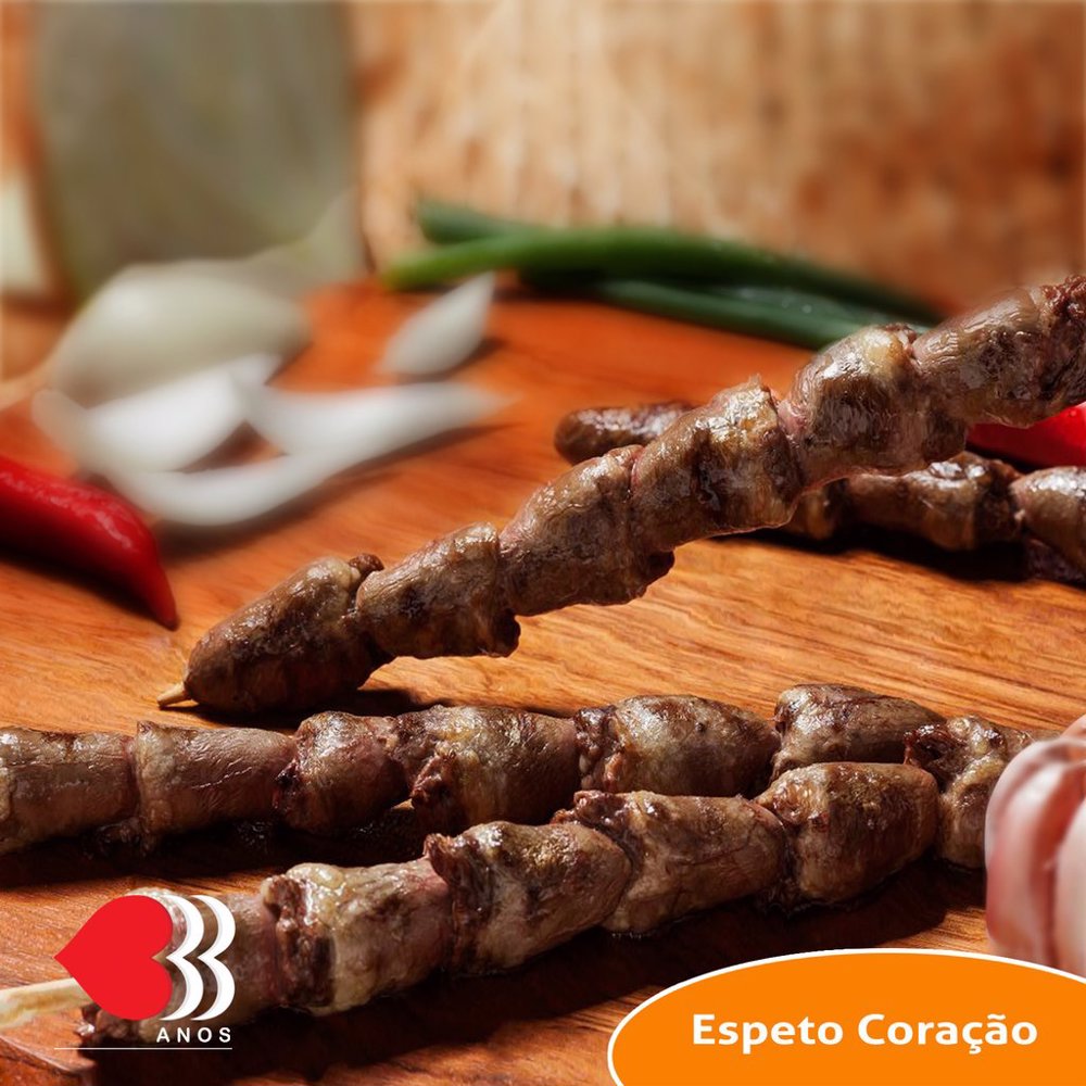 Espeto de Coração de Frango