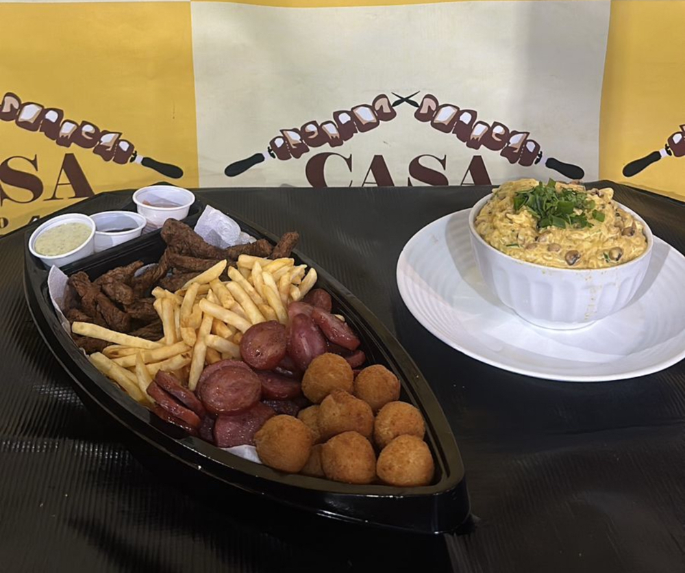Combo Barca Mix + Porção Baião Cremoso+ 1lt