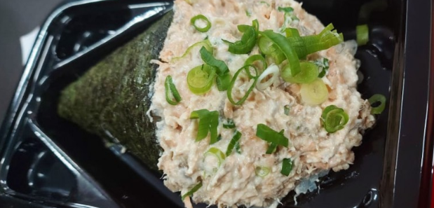 temaki de salmão grelhado