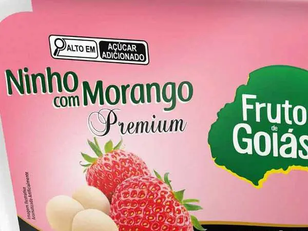 Milk Shake Ninho com morango
