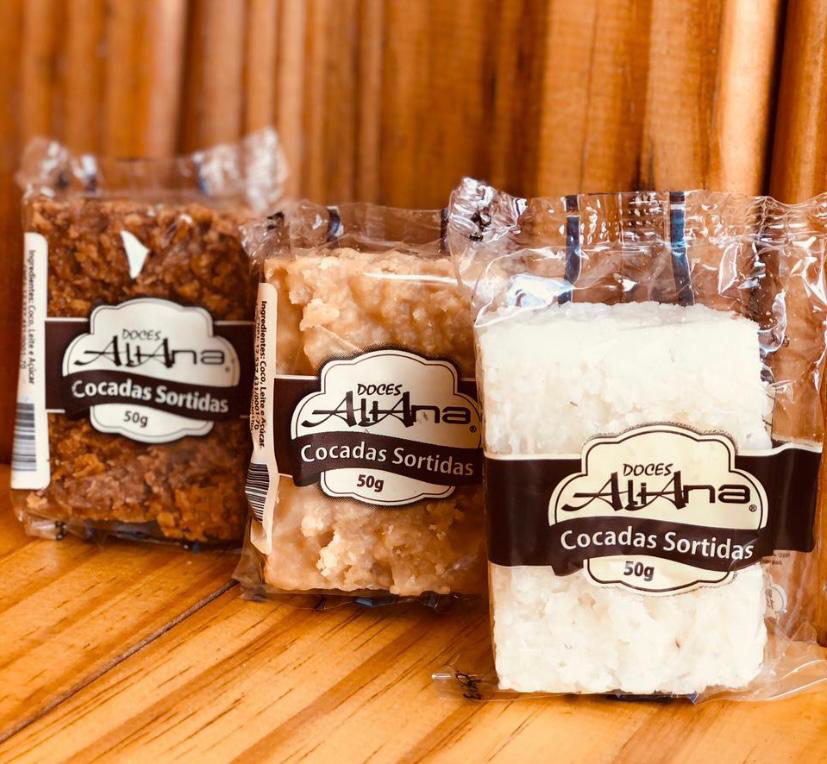 Cocadas sortidas 50g