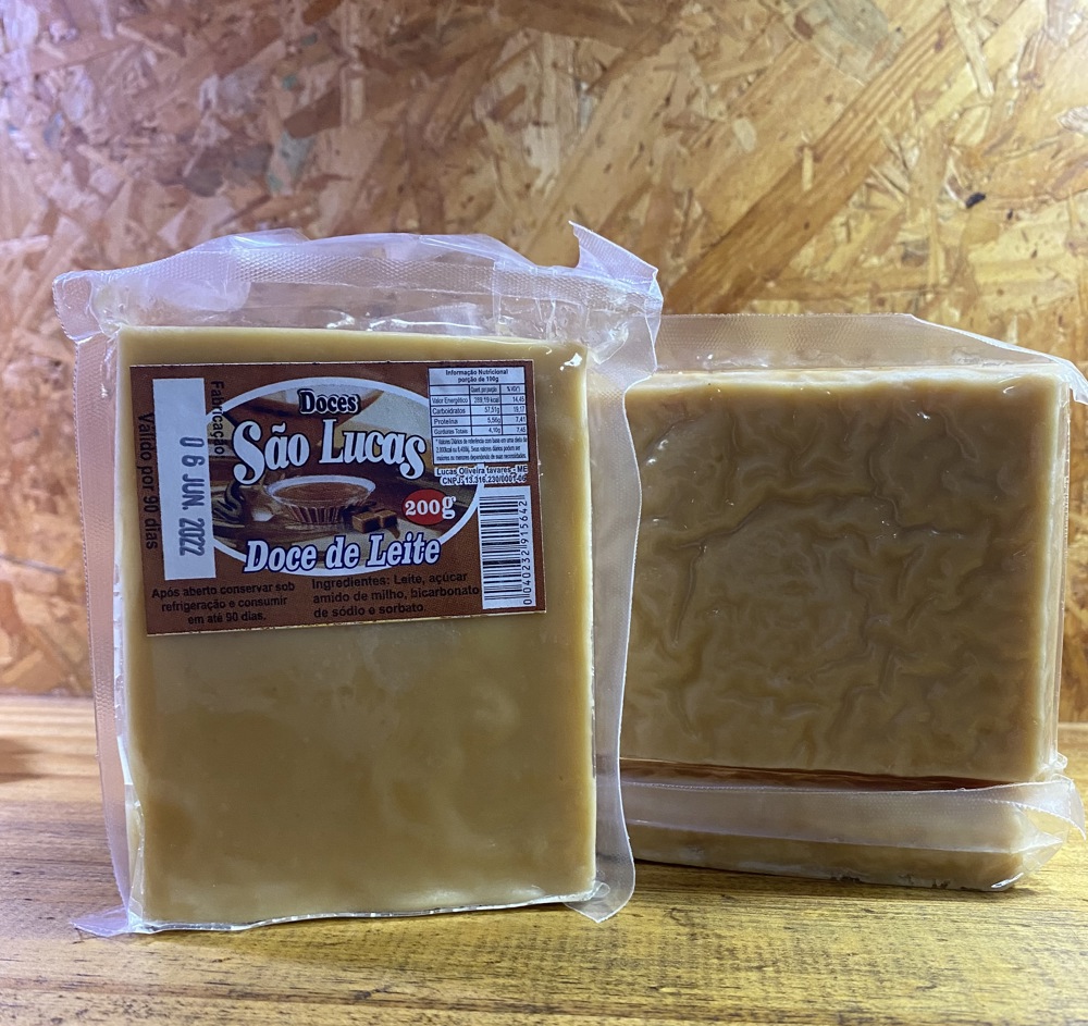 Doce de leite em barra 200g