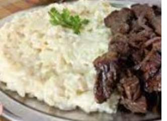 Arroz de leite c/ carne de sol + Refri 200 ml
