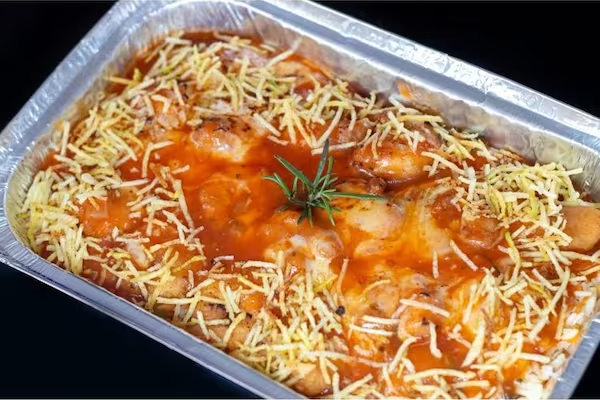 Camarão à grega p/ 2 pessoas - grátis 100g de batata frita