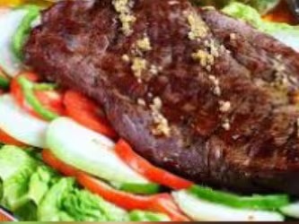 Carne de Sol + Macaxeira cozida + Salada