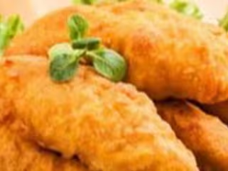 Marmitex frango empanado + refri 200ml