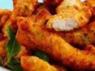 Marmitex de isca de frango + refri 200ml