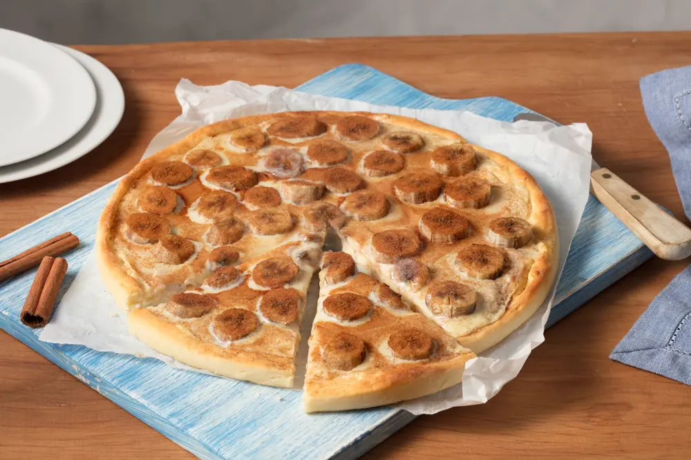 PIZZA BANANA COM CANELA (G)