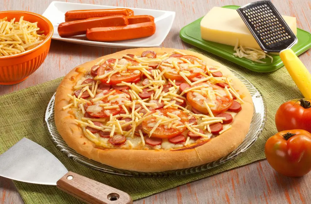 PIZZA DE HOT DOG (M) 