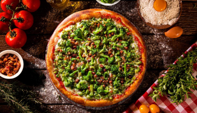 PIZZA DE BRÓCOLIS (G)