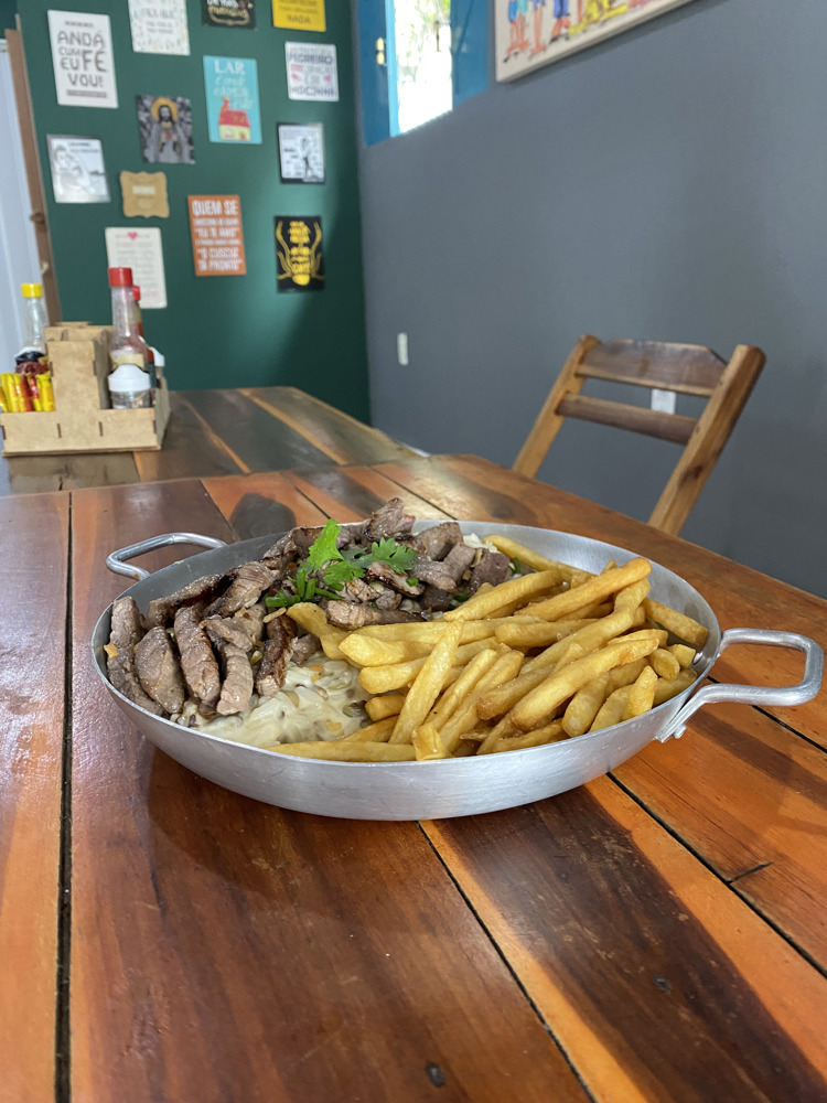 Rubacão carne e camarão p/1