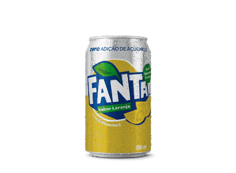 Fanta Laranja Zero Lata