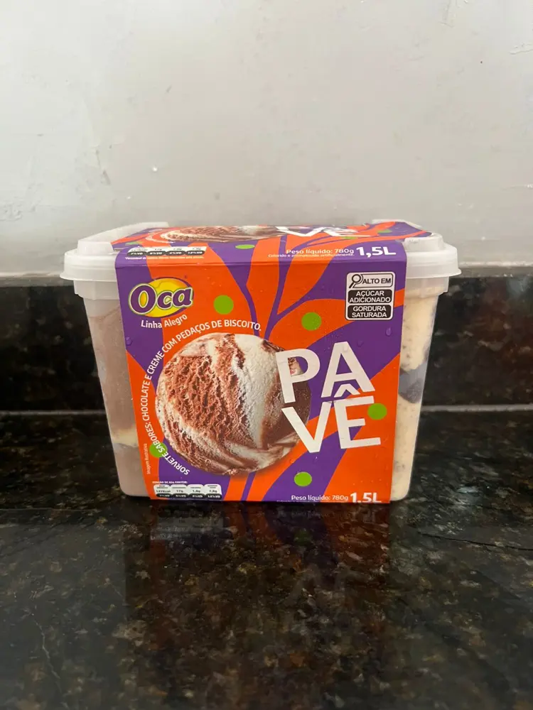 sorvete pave 1,5 oca