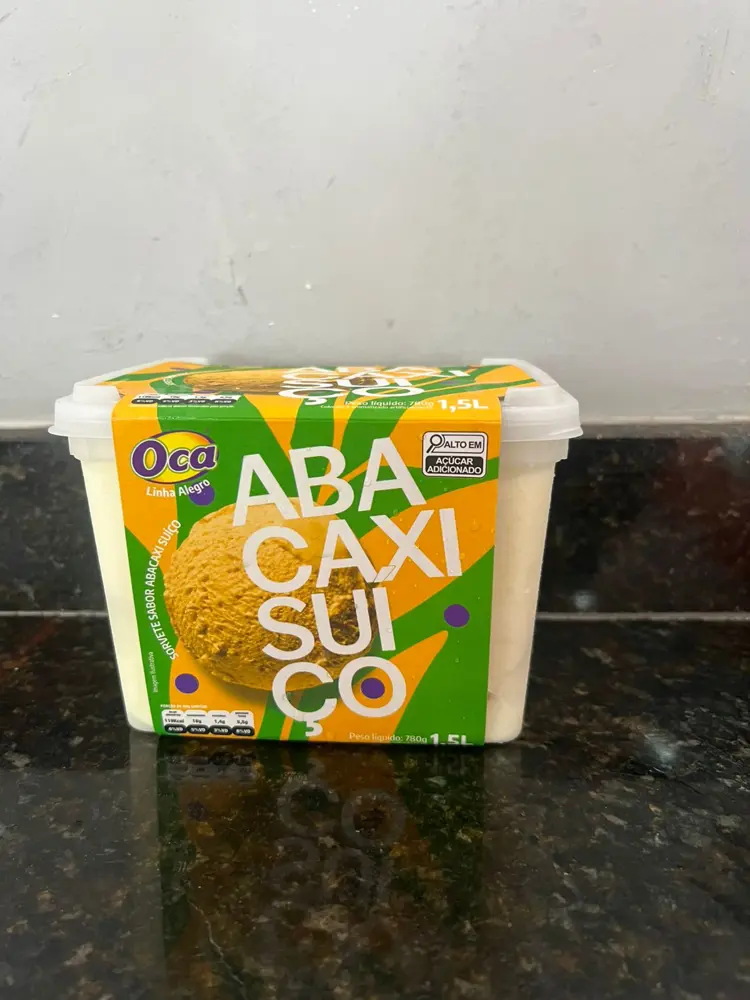 sorvete abacaxi suíço 1,5 oca