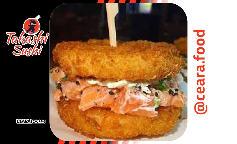 SushiBurger de Patê de Salmão