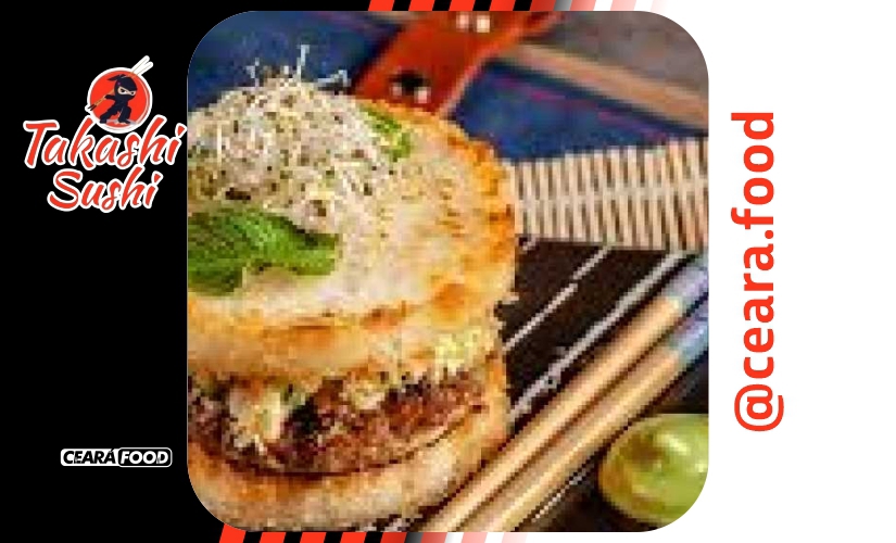 SushiBurger de Salmão Grelhado