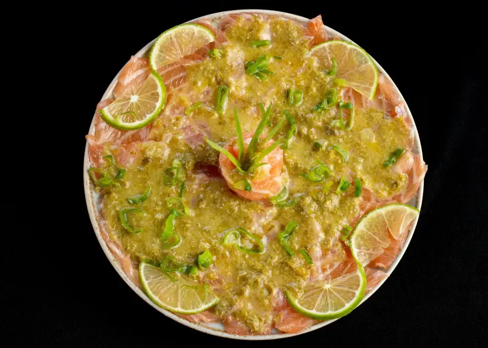 Mini Carpaccio Salmão