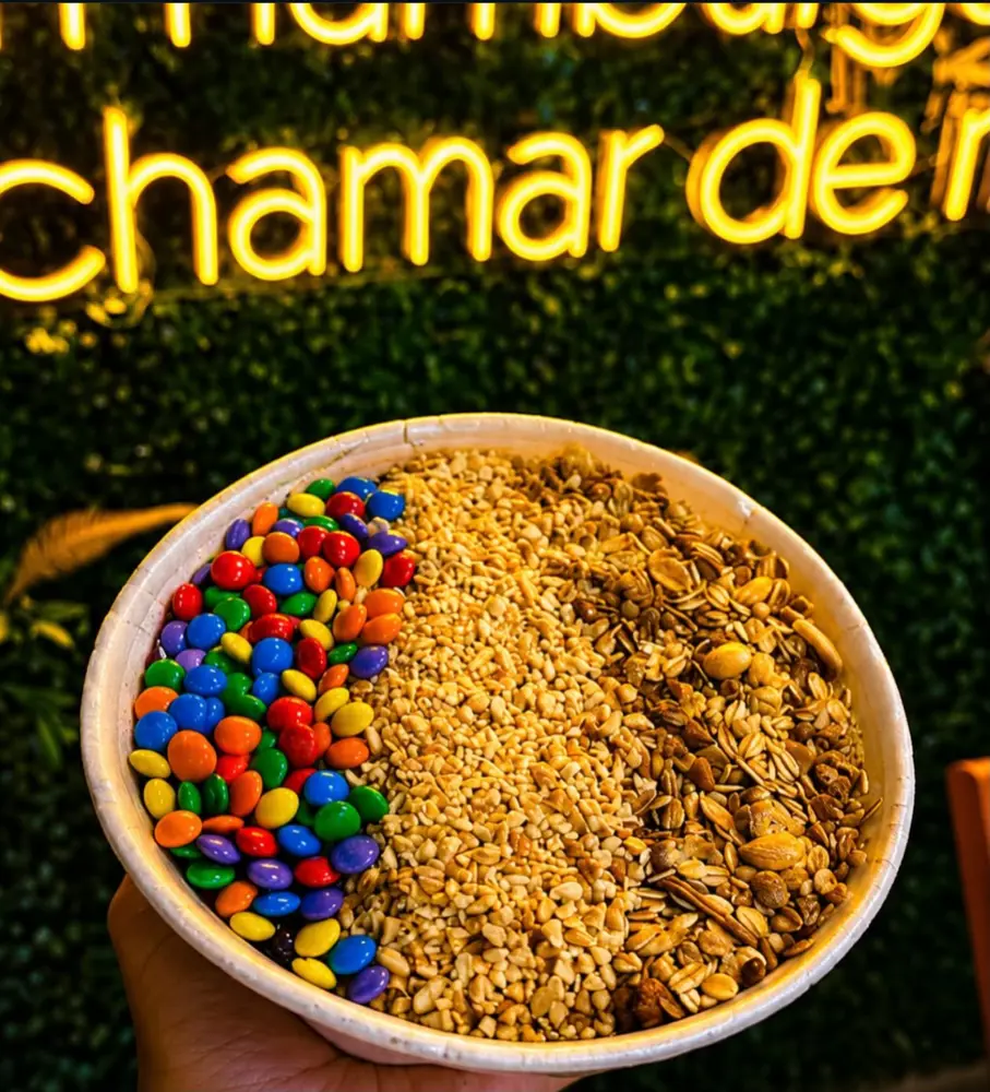 Monte do seu jeito: açai e cremes de 1 Litro ( 1000 gramas )