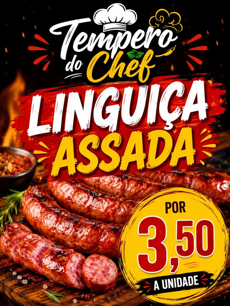 LINGUIÇA ASSADA