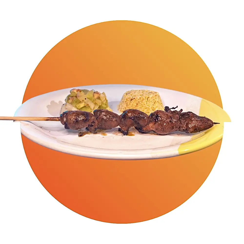 Espeto de Coração de Frango