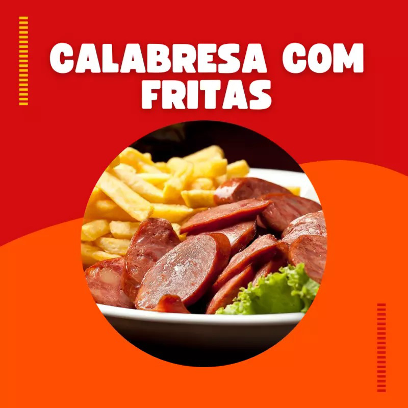 Calabresa com fritas