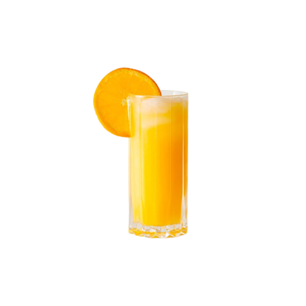 Suco laranja copo