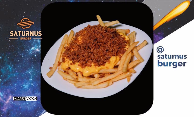 FRITAS C/ CHEDDAR E BACON