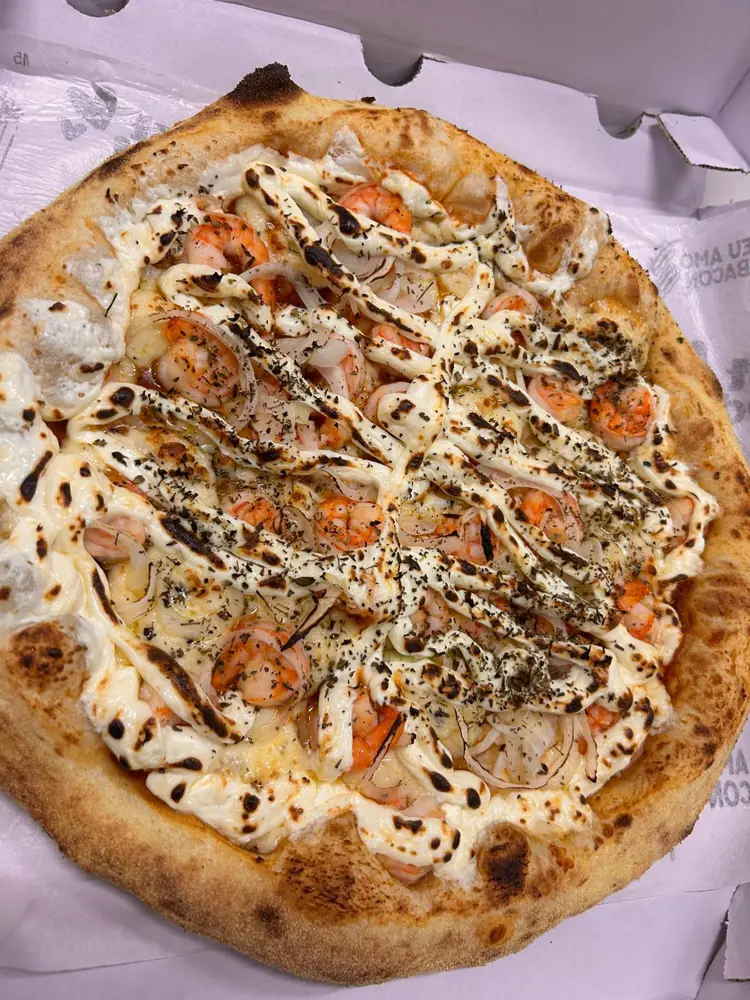 Camarão Lago 4 queijos 