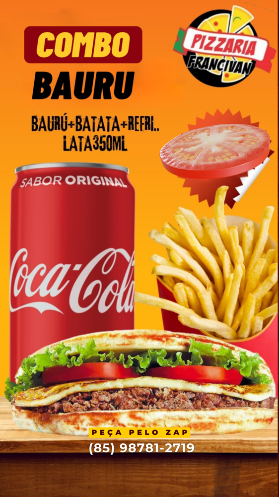 COMBO X-BURGUER + REFRI.LATA 350ML