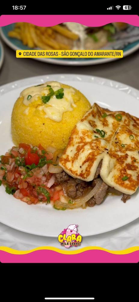 Cuscuz Carne de Sol e Coalho