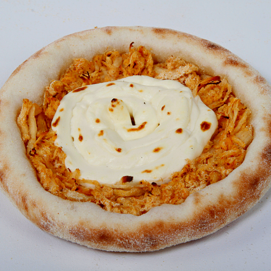 Esfiha de Frango com Cream Chesse