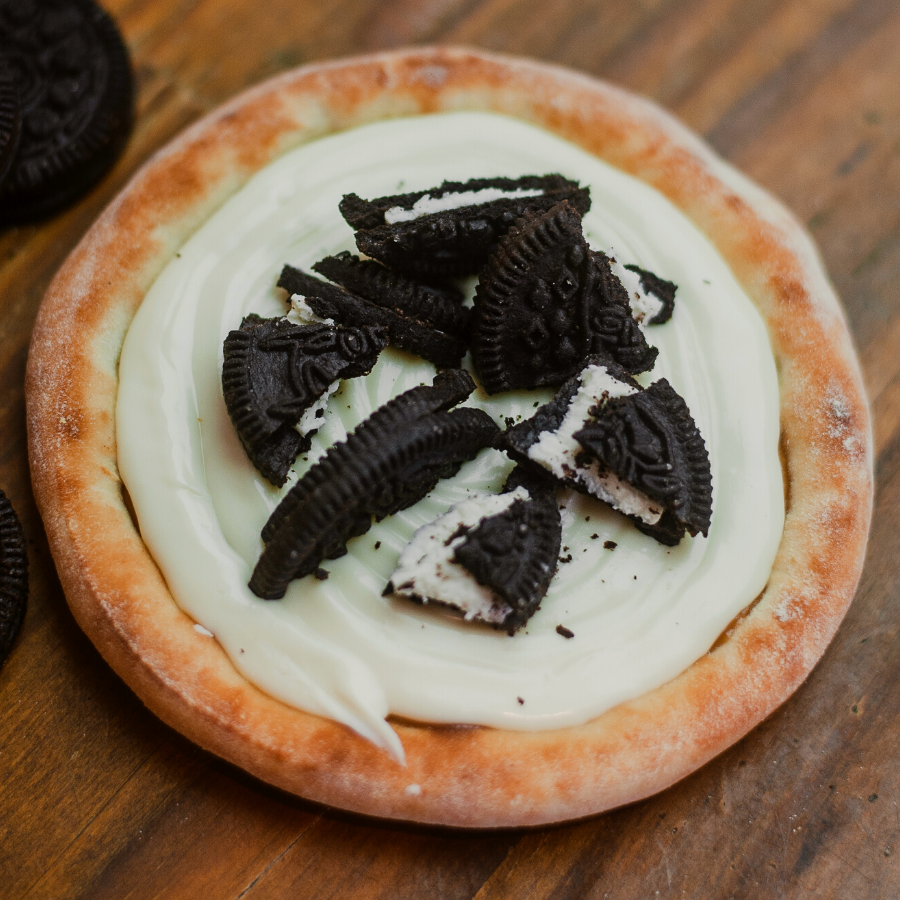 Esfiha Oreo com Chocolate Branco