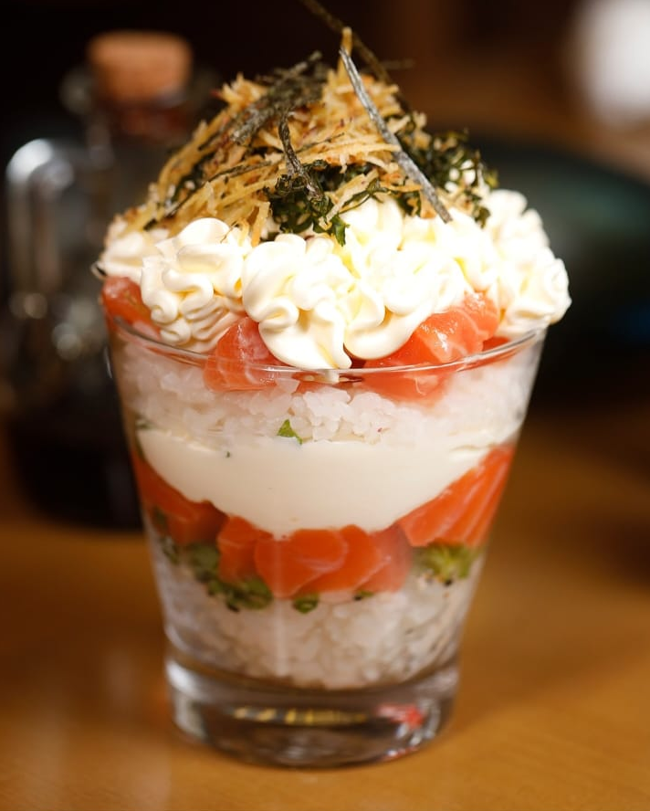 Sushi no Copo - Salmão Fresco