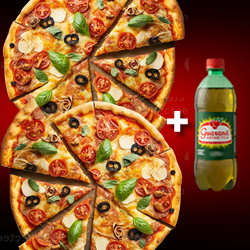 COMBO 4 - 2 Pizzas GG + 1 Guaraná 1L