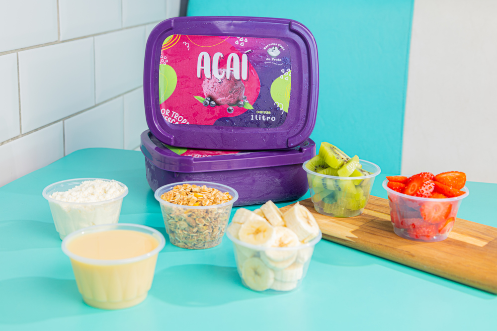 Combo Açaí 1 litro + 6 acompanhamentos