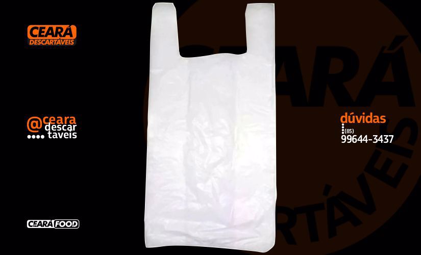 Sacola Branca 60x75 Fina GG (Milheiro)