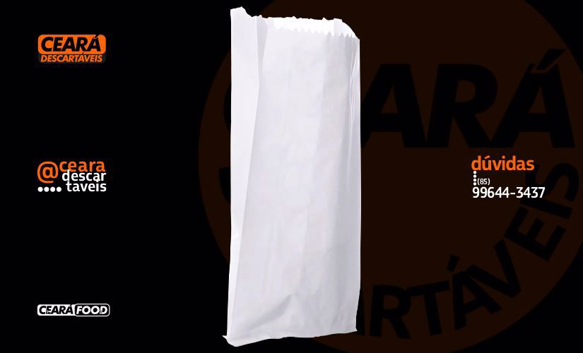 Saco Branco Viagem 3 40x28