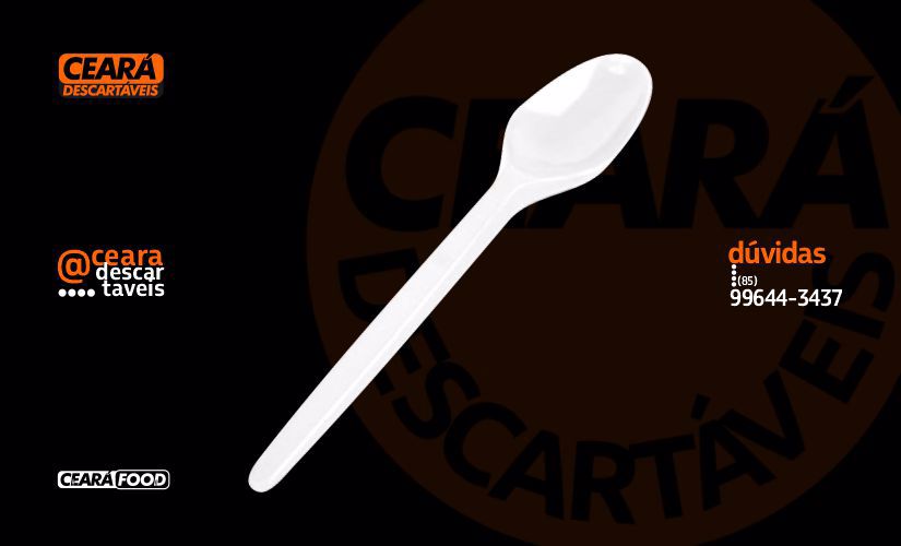 Colher Sobremesa Branca