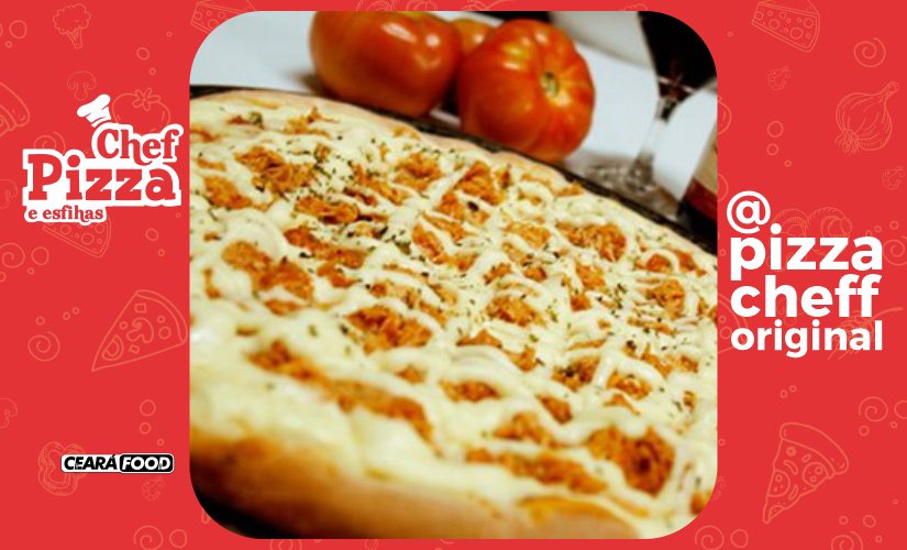 Pizza de Frango com Requeijao
