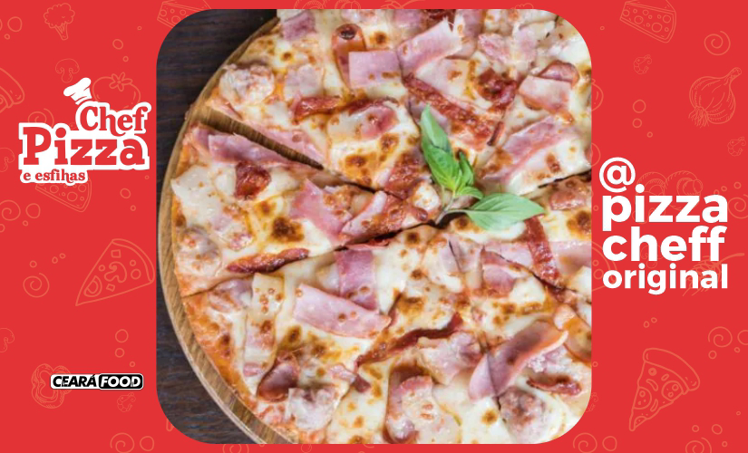 Pizza de Lombinho com geleia