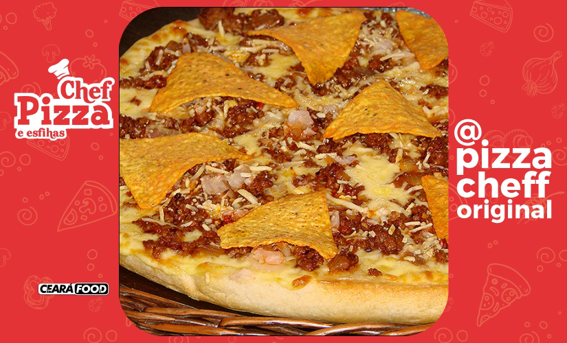 Pizza Sol com Nachos