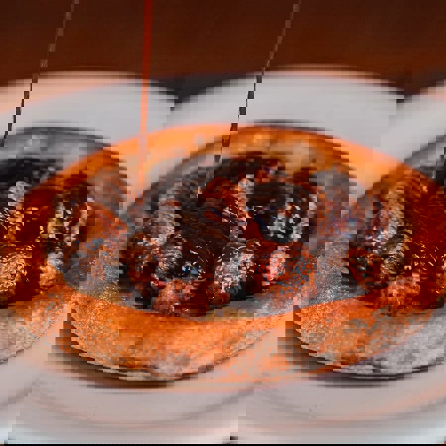 Esfiha File com molho barbecue