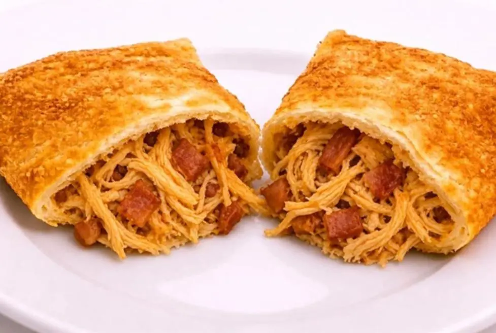 Pastel de Frango com Bacon